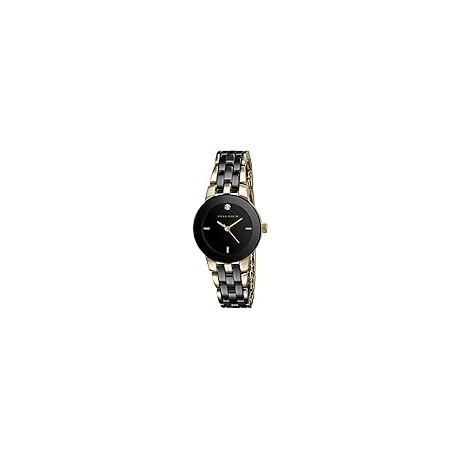 Women's Genuine Diamond Dial Ceramic Bracelet Watch