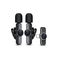 2 Pack Mini Wireless Microphone Type C