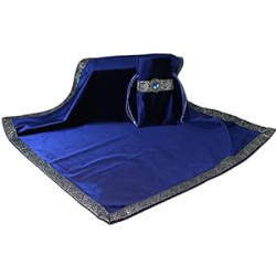 Wicca Velvet Tapestry (Blue, 65 * 65 cm/25.6 * 25.6 inches)