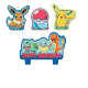 Pokemon Pikachu Birthday Candles 4 Pc, 7.7" x 4.8", Multicolor