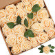 Artificial Flowers Roses 100pcs Champagne Roses