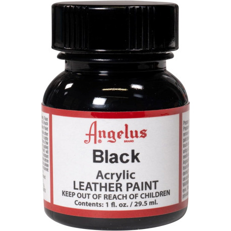 Angelus Acrylic Leather Paint Black 1oz
