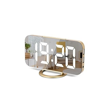 Digital Alarm Clock,6" Large LED Display