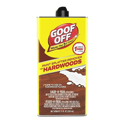 Splatter Hardwoods Dried Paint Remover, – 12 oz. can, 12 Ounces