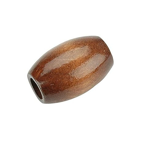 Oval Wood Beads, 32mm by 22mm, Maple, 6-Pack Brand: Pepperell