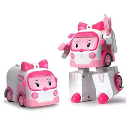 Robocar Poli Amber Transforming Robot, 4"