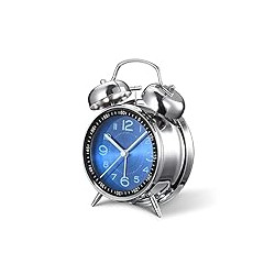 Retro 4 Inch Silent Non-Ticking Quartz with