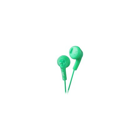 JVC HAF160G Gumy Ear Bud Headphone Green