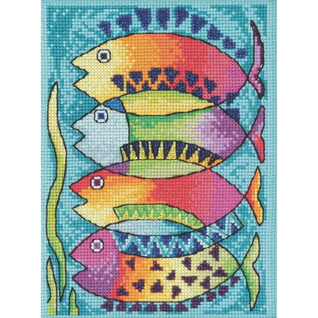 Mill Hill Counted Cross Stitch PECES, Multi
