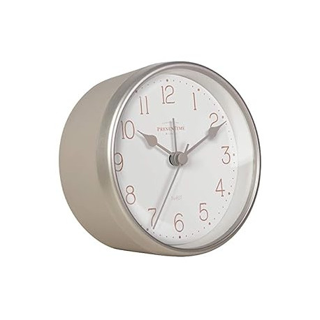 4" Chic Home Tabletop Alarm Mantel Clock