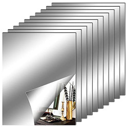 10 Pieces Flexible Mirror Sheets