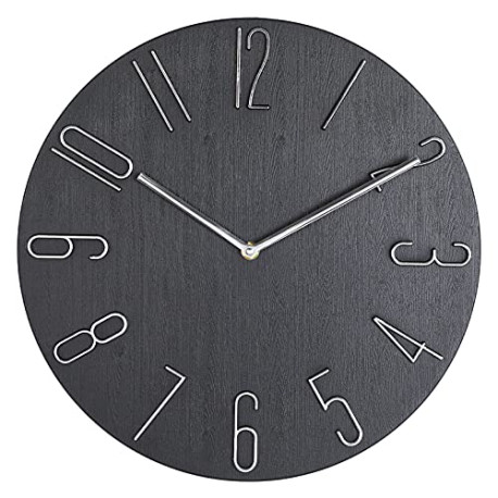14 inch Modern Wall Clock Minimalist Block