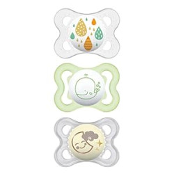 Pack Baby Pacifier, Includes 3 Types of Pacifiers