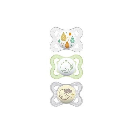Pack Baby Pacifier, Includes 3 Types of Pacifiers