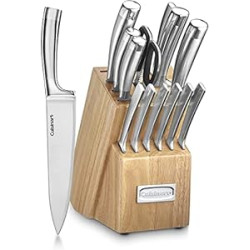 Block Knife Set, 15pc Cutlery Knife