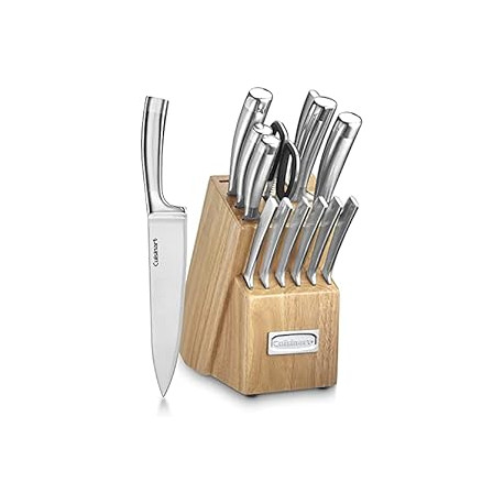Block Knife Set, 15pc Cutlery Knife