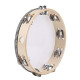 10 Inches Handheld Wooden Tambourine