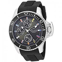 Nautica Men's Quartz Resin Silicone Watch