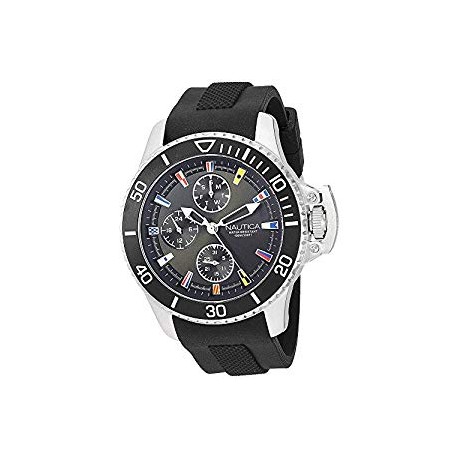 Nautica Men's Quartz Resin Silicone Watch