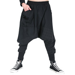 Men's Baggy Relaxed Fit Elastic Waist