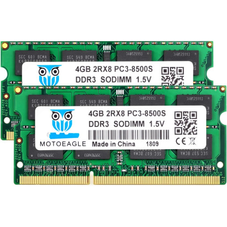 DDR3 1066MHz SODIMM 8GB Kit