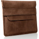 MacBook Case — Full Grain Beautifully Stitched Fair Trade Leather — Brown