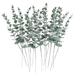 24pcs Eucalyptus Stems Artificial