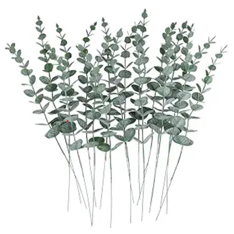 24pcs Eucalyptus Stems Artificial