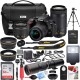 Nikon 24.2 MP DSLR Camera with AF-P DX 18-55mm f/3.5-5.6G VR and 70-300mm