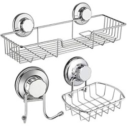 Shower Caddy Basket Shelf & Soap Dish