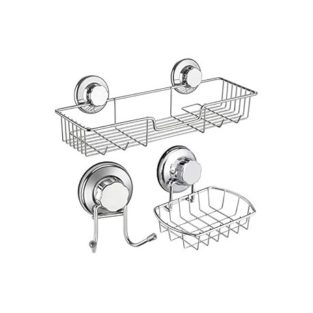 Shower Caddy Basket Shelf & Soap Dish