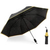 Travel Compact Rain Parasol Ballet Umbrella with Teflon Coating and 360 Degree Rotating (Balck)