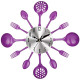 14 Inch Cutlery Kitchen Wall Clocks