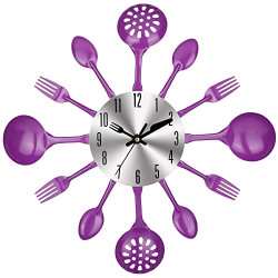 14 Inch Cutlery Kitchen Wall Clocks
