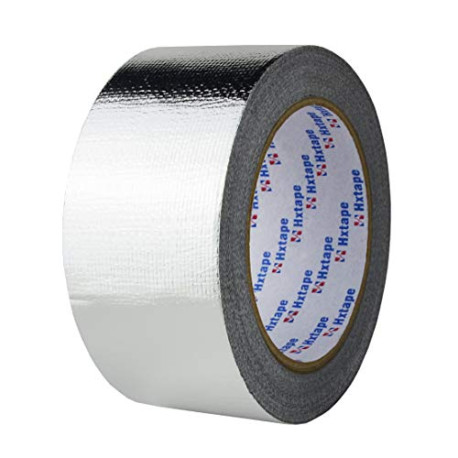 Glass Fiber Cloth Aluminum Tape, Silver, (6mil x 2" x 66ft)