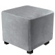 Pack 2 of Ottoman Covers Slipcover Square Ottoman Covers Protector