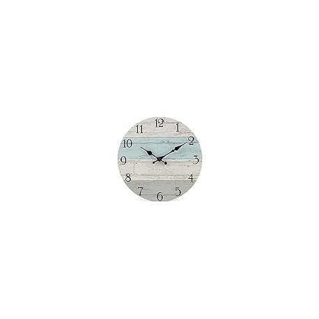 Wall Clock(10 Inch, Coastal Worn Blue )