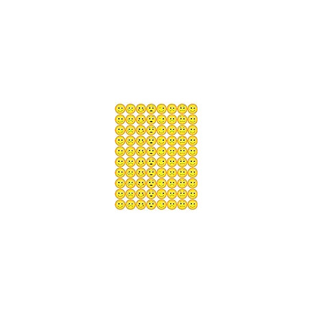 240 Stickers - 1/2 Inch, 3 Sheets, Yellow