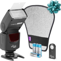 Bundle DSLR Camera Flash Speedlite for Canon Nikon Sony