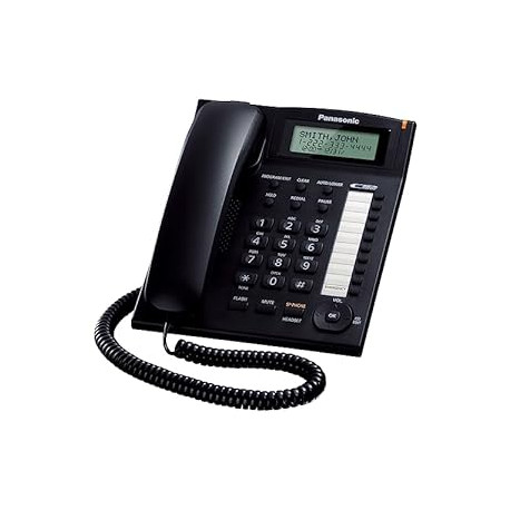 Panasonic KX-TS880B Integrated Corded Telephone,Black