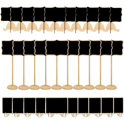 Food Signs for Party Buffet Wood