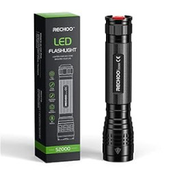 High-Powered LED Flashlight S2000, Upgraded Powerful 2000 High Lumens