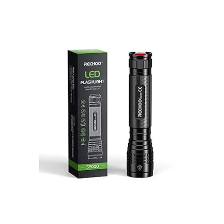 High-Powered LED Flashlight S2000, Upgraded Powerful 2000 High Lumens