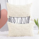 Covers Decorative Textured Throw Pillowcases for Sofa Bedroom 12x20 Inch