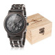 Mens Wooden Watches Luxury Wood Metal Strap