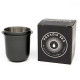 Espresso Coffee Dosing Cup, Stainless Steel, Anthracite