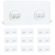 10 Pcs Shower Caddy Adhesive Replacement