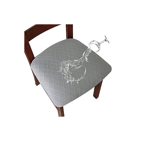 Chair Cover Kitchen Chair Covers (Gray, 4 Pcs)