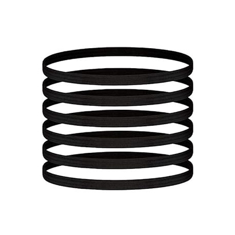 30 Pieces Elastic Sport Headbands Thin Elastic Exercise