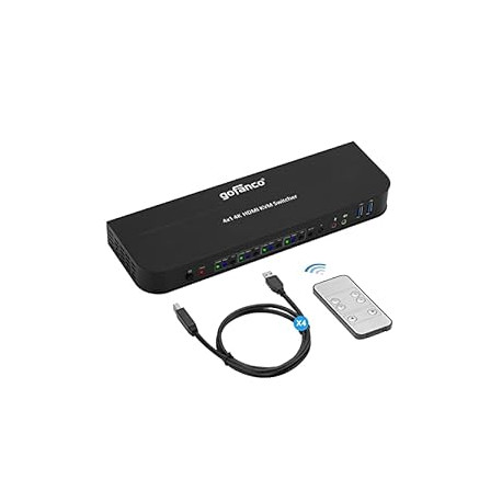 4 Port HDMI KVM Switch with USB 3.0